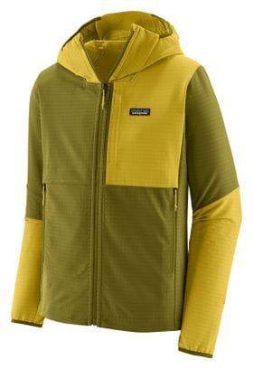 Patagonia R1 TechFace Hoody Green Heren Fleec