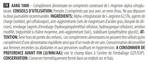 Aakg 1000 (100 Caps) - Biotech Usa - Arginine