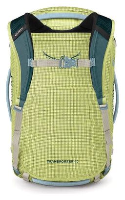Borsa da viaggio Osprey Transporter Duffel 40 Giallo/Verde