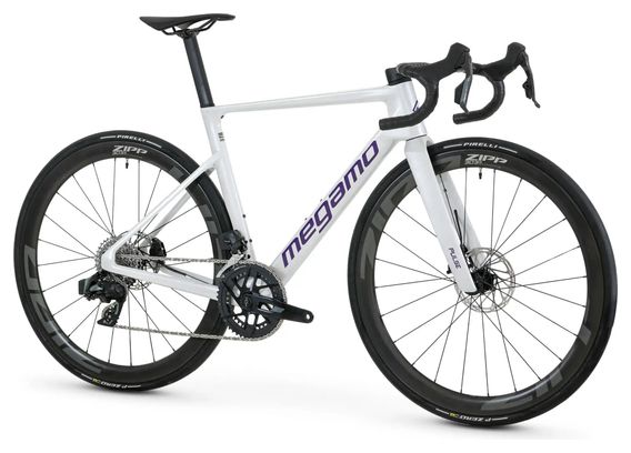 Bicicletta da strada Megamo Pulse 07 SLR Sram Rival AXS 12V 700 mm Bianca 2026