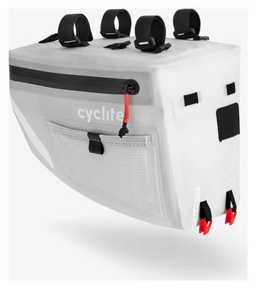Sacoche de Guidon Cyclite Handlebar Aero Bag / 02 | 4.9 L | Gris Clair