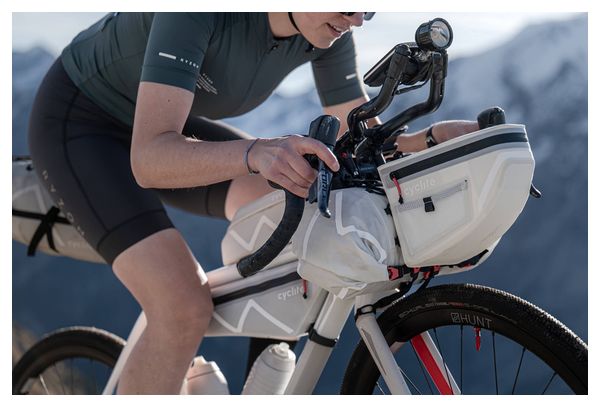 Sacoche de Guidon Cyclite Handlebar Aero Bag / 02 | 4.9 L | Gris Clair