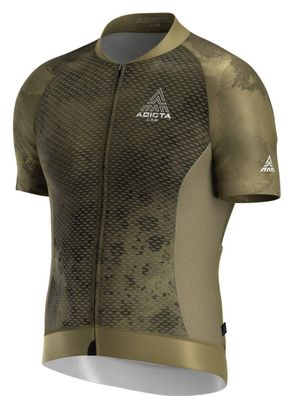Adicta Lab Valent V3 Jersey met korte mouwen Olijfgroen / Zwart