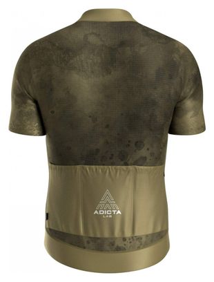 Adicta Lab Valent V3 Jersey met korte mouwen Olijfgroen / Zwart