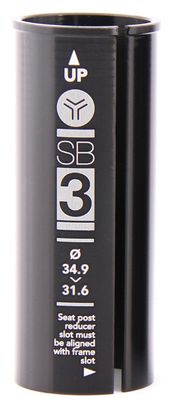Reggisella del riduttore SB3 da 34,9 mm a 31,6 mm