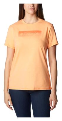 Columbia Sun Trek Ss Orange T-Shirt Damen