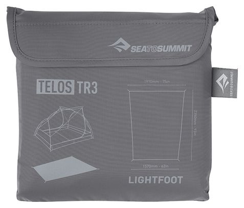 Tapis de Sol Sea To Summit TELOS TR3 Lightfoot Gris