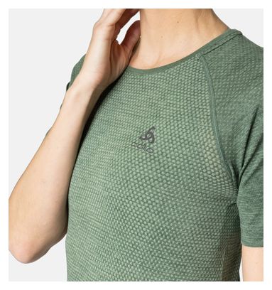 Odlo Essential Seamless Women's Short Sleeve Jersey Khaki