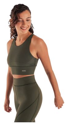 Circle Level Up Bra Khaki Green