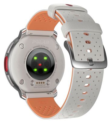 Polar Vantage V3 GPS Horloge Wit Oranje