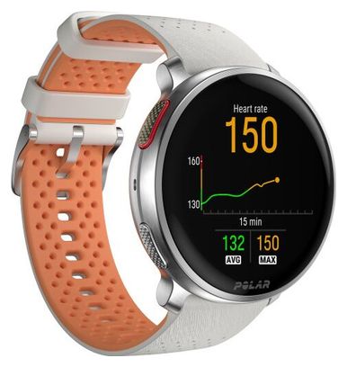 Montre GPS Polar Vantage V3 Blanc Orange