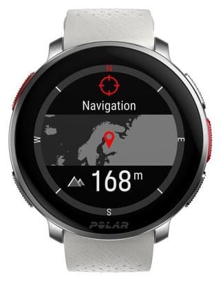 Polar Vantage V3 GPS Horloge Wit Oranje