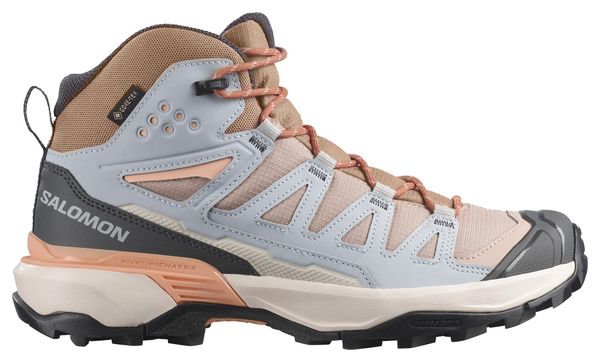 Salomon X Ultra 360 Mid GTX Hiking Shoes, Blue/Brown, Women's