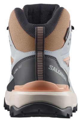 Salomon X Ultra 360 Mid GTX Hiking Shoes, Blue/Brown, Women's