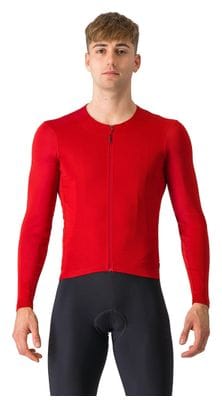 Maillot Manches Longues Castelli Fly Rouge