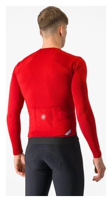 Maillot Manches Longues Castelli Fly Rouge