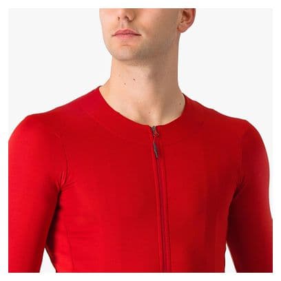 Maillot Manches Longues Castelli Fly Rouge