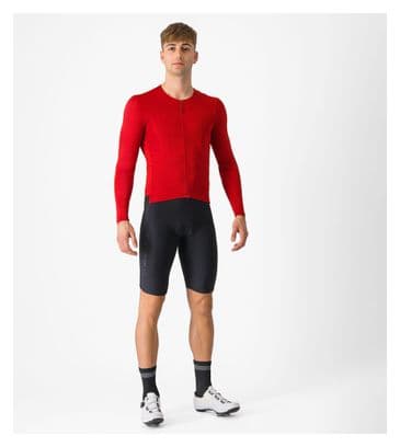 Maillot Manches Longues Castelli Fly Rouge