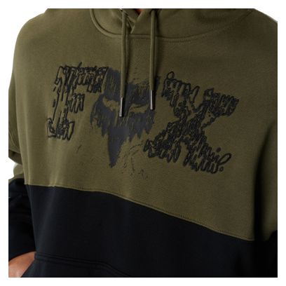 Men's Fox Abyss Olive Green Sweatshirt