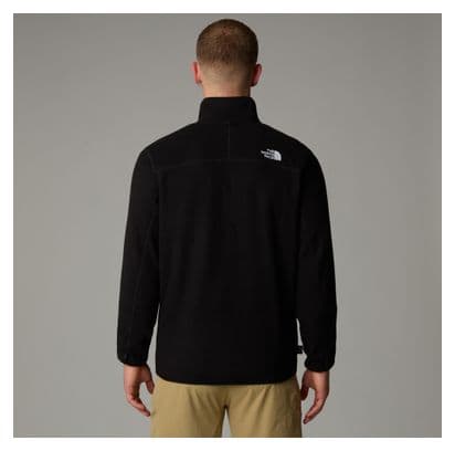 The North Face 100 Glacier Full Zip Fleecejacke Schwarz