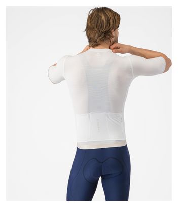 Castelli Espresso 2 Kurzarmtrikot Weiß Herren