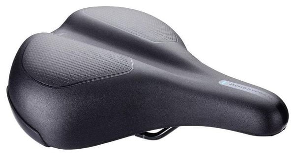 BBB ComfortPlus relaxed saddle with shape memory Black