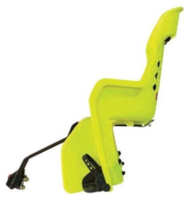 Porte bebe ar sur cadre Polisport joy special 29''p jaune fluo coussin gris fonce