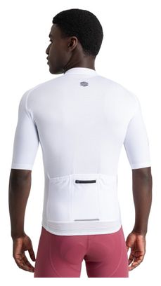 Maillot vélo manches courtes homme Cyclisme M2 Loud Blanc