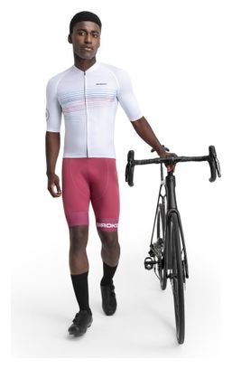 Maillot vélo manches courtes homme Cyclisme M2 Loud Blanc
