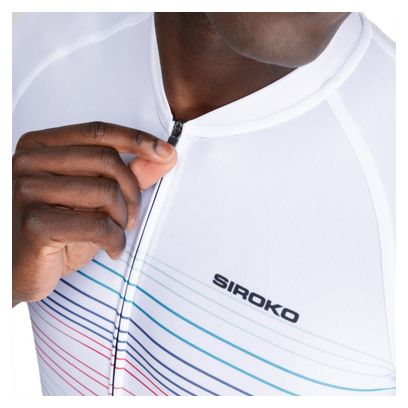 Maillot vélo manches courtes homme Cyclisme M2 Loud Blanc