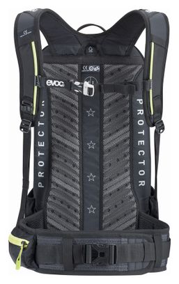 Mochila Evoc Protector Enduro Blackline 16 Negro Amarillo