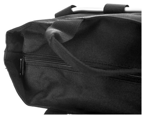 Klickfix Bikebasket Oval M Handlebag Bag Blanco Negro