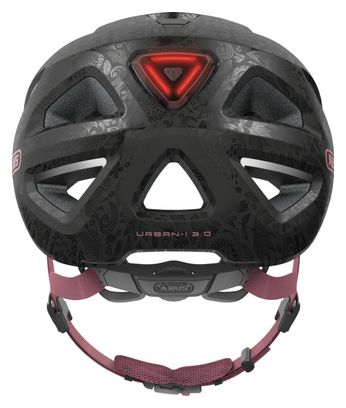 Abus Urban-I 3.0 Flower Art Helm / Zwart