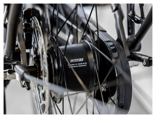 Vélo de Ville Électrique Trek District+ 3 Lowstep Shimano Nexus 7V 400 Wh 700mm Gris Foncé 2023