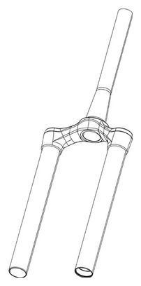 Rockshox BoXXer 38mm OffSet 48mm Top Crown