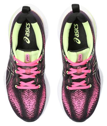 Chaussures de Running Asics Gel Cumulus 25 Noir Rose Jaune Femme