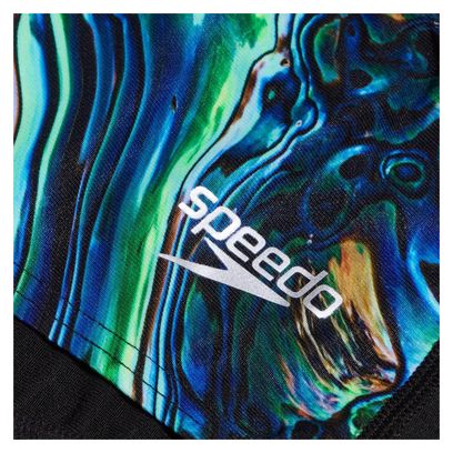 Speed Eco+ 14cm Placement Digital Swimsuit Black/Blue