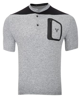 Maglia taglio dritto manica corta LeBram Parpaillon grigia