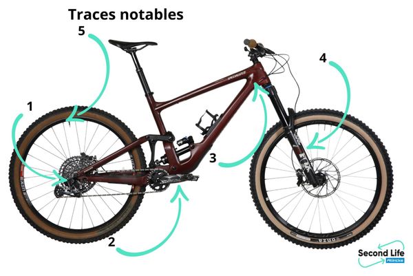 Refurbished Produkt - Specialized Enduro Expert Sram X01 12V 29' Bordeau 2021 Full Suspended Mountain Bike