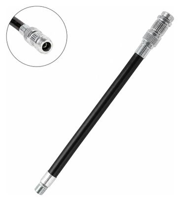 Pompe Velkyne Mini à Main 160 PSI Manomètre Aluminium Compatible Presta Schrader Noir