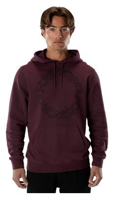 Felpa con cappuccio Fox Slowburn marrone scuro da uomo