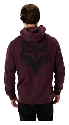 Felpa con cappuccio Fox Slowburn marrone scuro da uomo