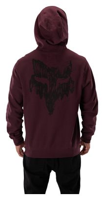 Felpa con cappuccio Fox Slowburn marrone scuro da uomo