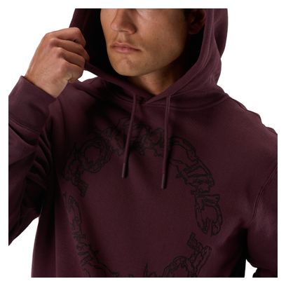 Felpa con cappuccio Fox Slowburn marrone scuro da uomo