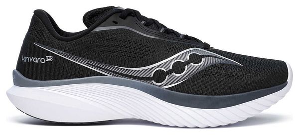 Chaussures Running Saucony Kinvara 15 Noir/Blanc Homme