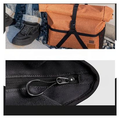 Sac à dos pliant pour vélo à guidon ROCKBROS orange