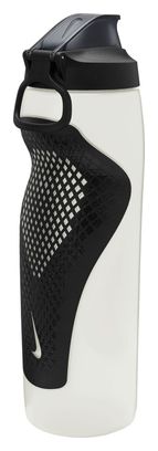 Borraccia Nike Refuel Bottle Locking da 700 ml, bianca