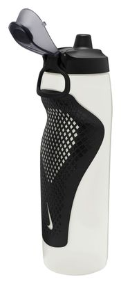 Borraccia Nike Refuel Bottle Locking da 700 ml, bianca