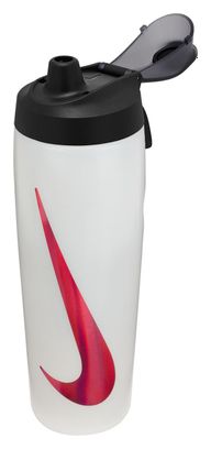 Borraccia Nike Refuel Bottle Locking da 700 ml, bianca