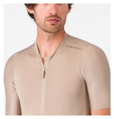 Maglia a maniche corte Castelli Espresso 2 Beige Uomo